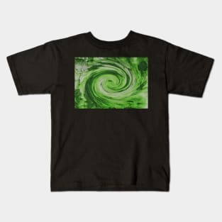 Green Galaxy Kids T-Shirt